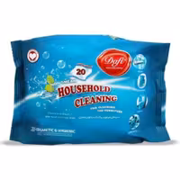 دستمال مرطوب پاک کننده لوازم منزل 20 برگی دافی