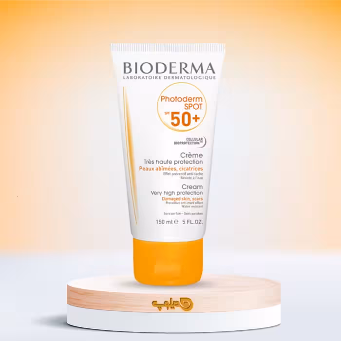 کرم ضد آفتاب اسپات بی رنگ بایودرما مناسب پوست حساس 150 میل