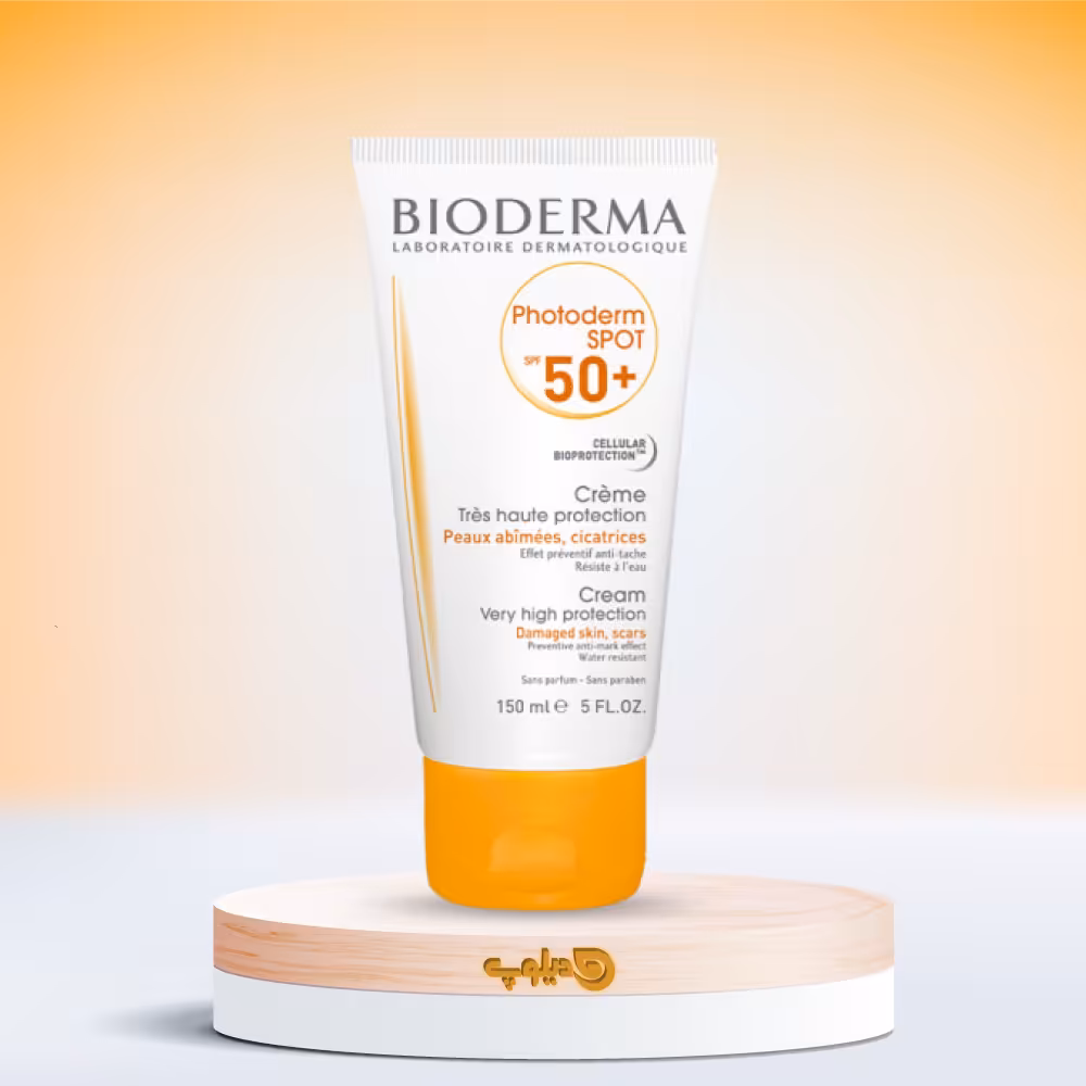 کرم ضد آفتاب اسپات بی رنگ بایودرما مناسب پوست حساس 150 میل