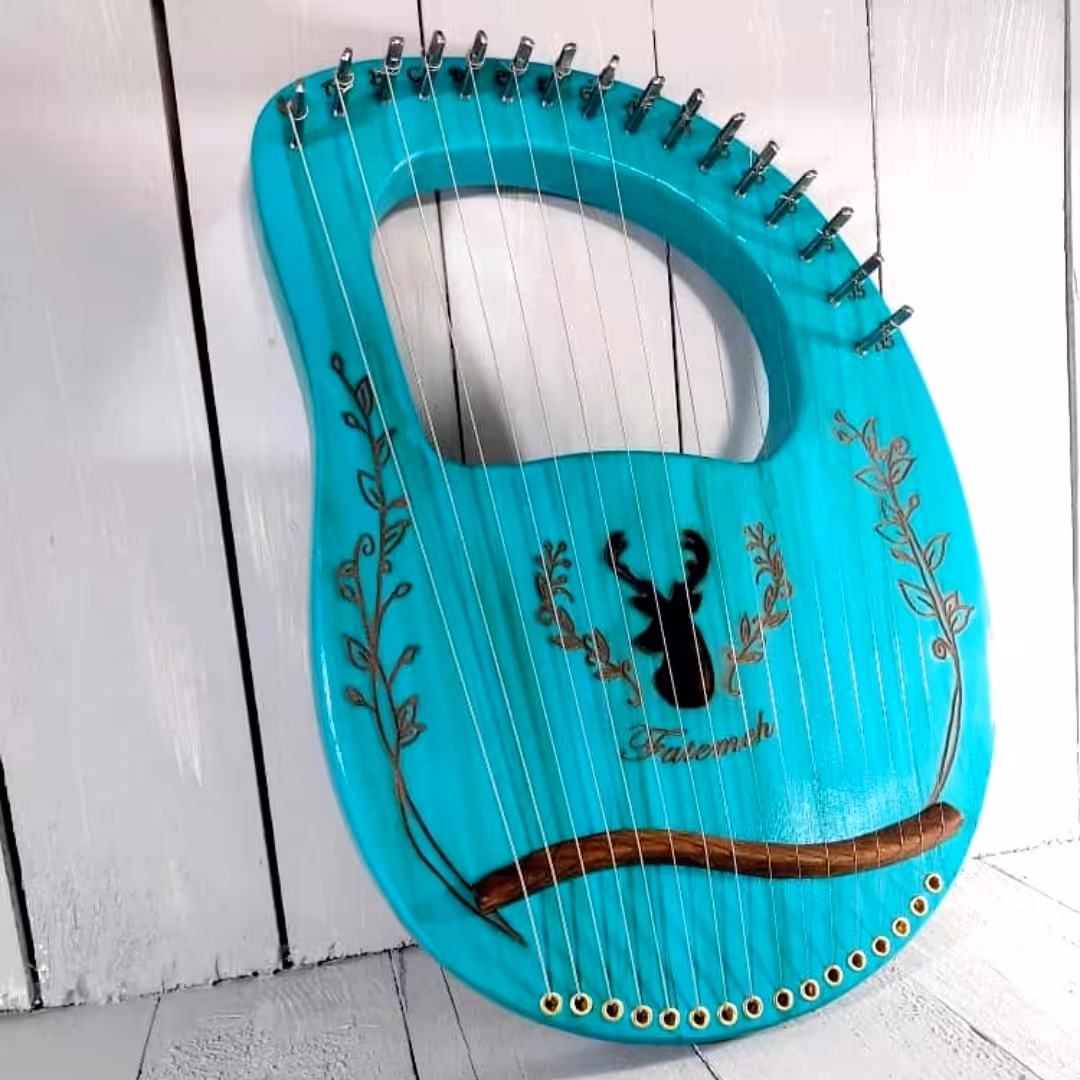 چنگ رومی حفره دار  طرح سرو  مدل  16  سیمی، مارک بلوط