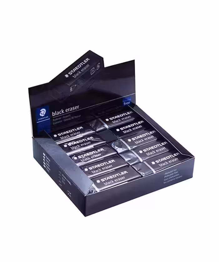پاک کن معمولی استدلر مشکی بسته(20تایی)