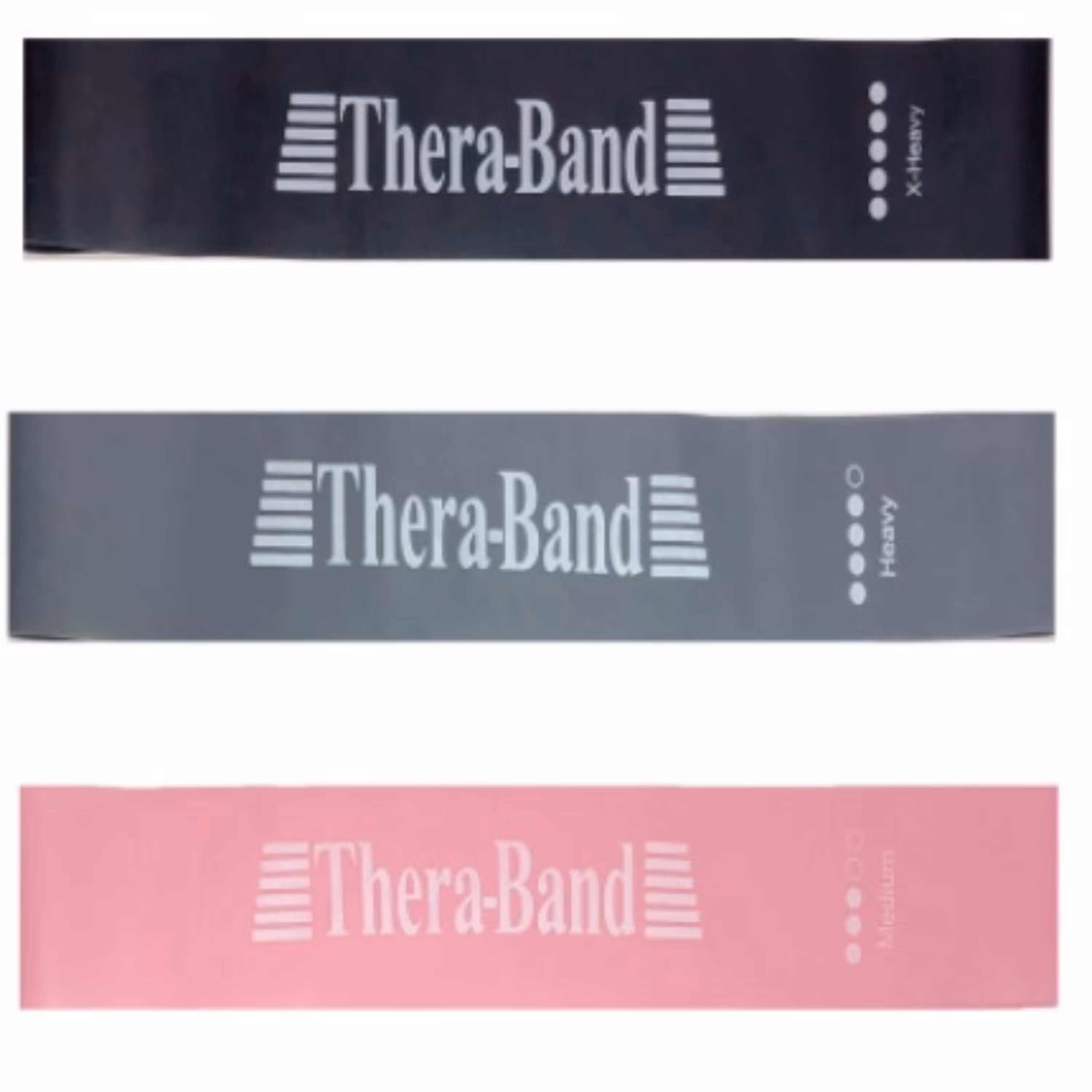 کش مینی لوپ پیلاتس تراباند (Pilates Thera band) بسته 3 عددی