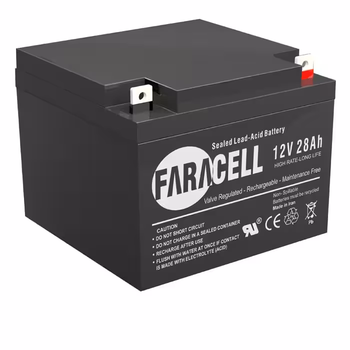 باتری یو پی اس مدل Faracell 12V28AH فاراسل 12 ولت 28 آمپر ساعت