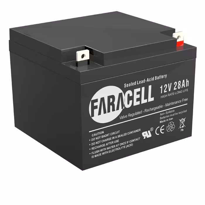 باتری یو پی اس مدل Faracell 12V28AH فاراسل 12 ولت 28 آمپر ساعت