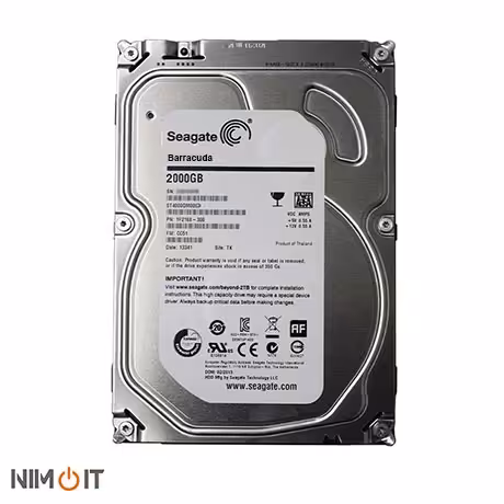 هارددیسک اینترنال کامپیوتر سیگیت مدل DESKTOP HDD ظرفیت 2 ترابایت 12 ماه گارانتی شرکتی در حد نو