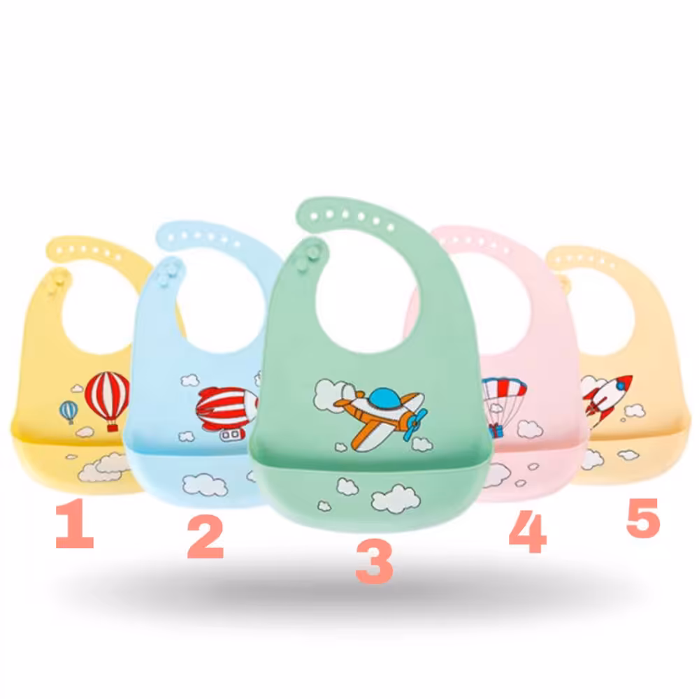 پیشبند سلیکونی کاسه ای کودک مدل2