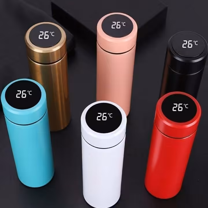 فلاکس نیم لیتری داخل استیل درجه دار فقط یک عدد و مشکی 