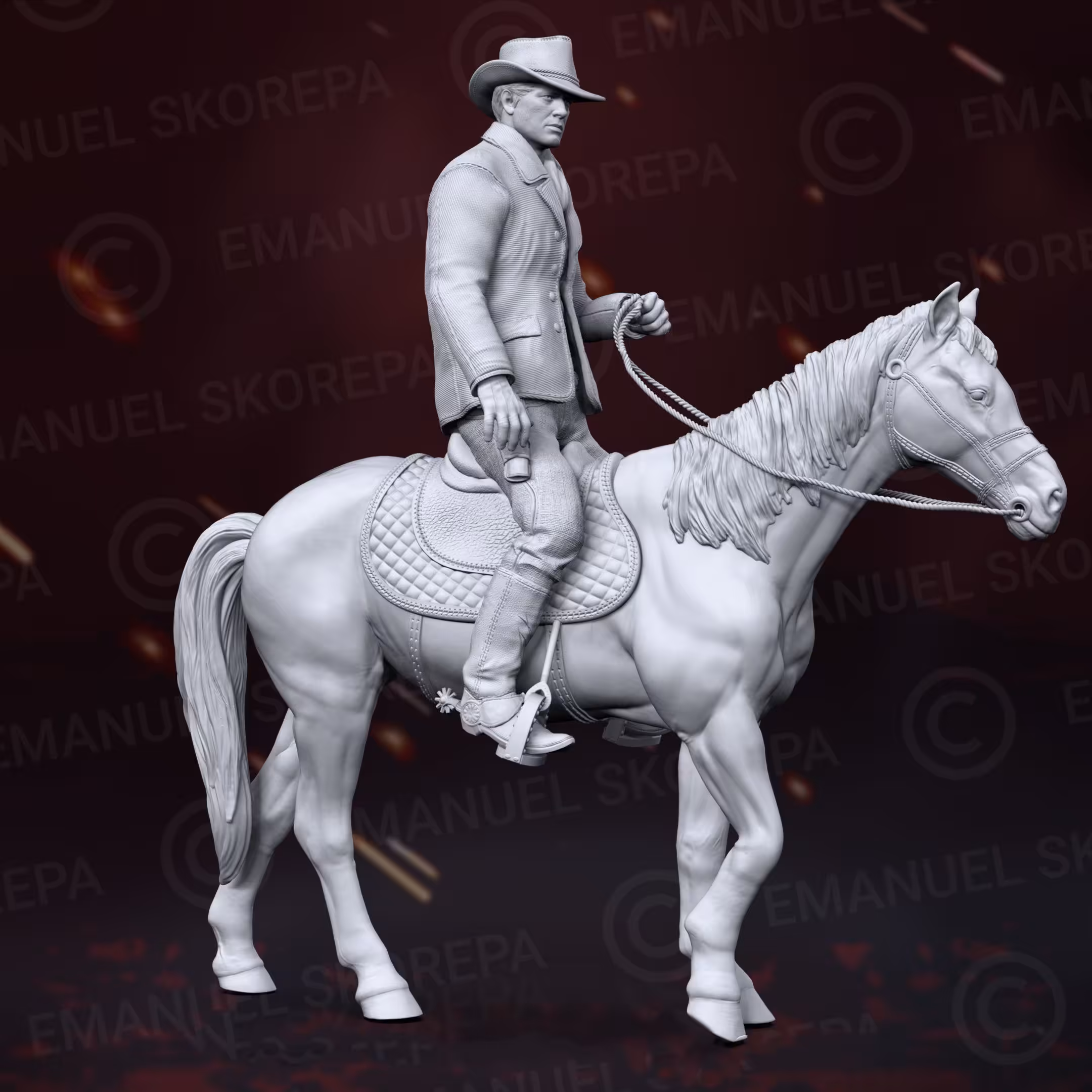 فیگور شخصیت آرتور مورگان شکارچی افسانه ای از بازی Red Dead Redemption 2