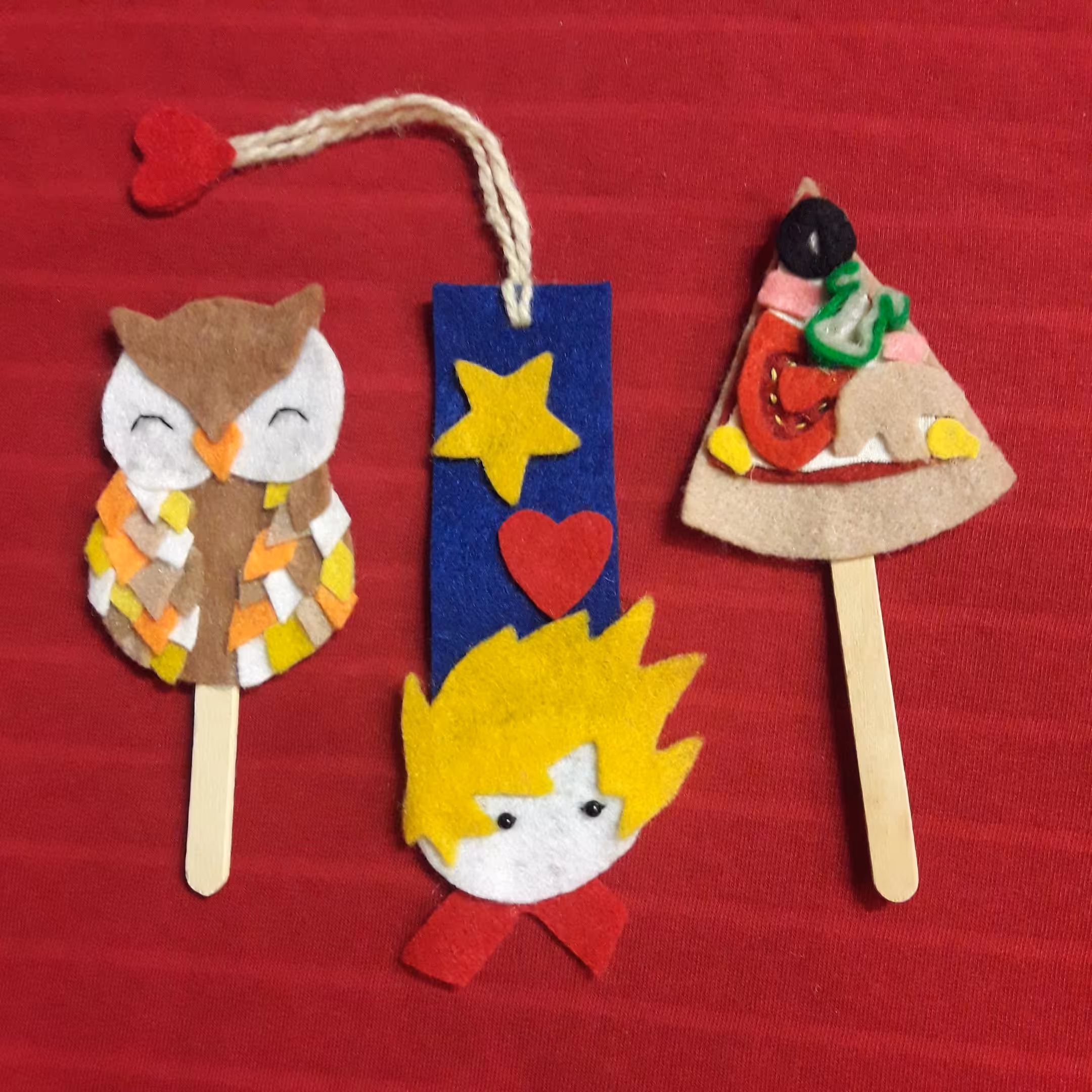 3تا نشانگر کتاب مدل شازده کوچولو جغد پیتزا