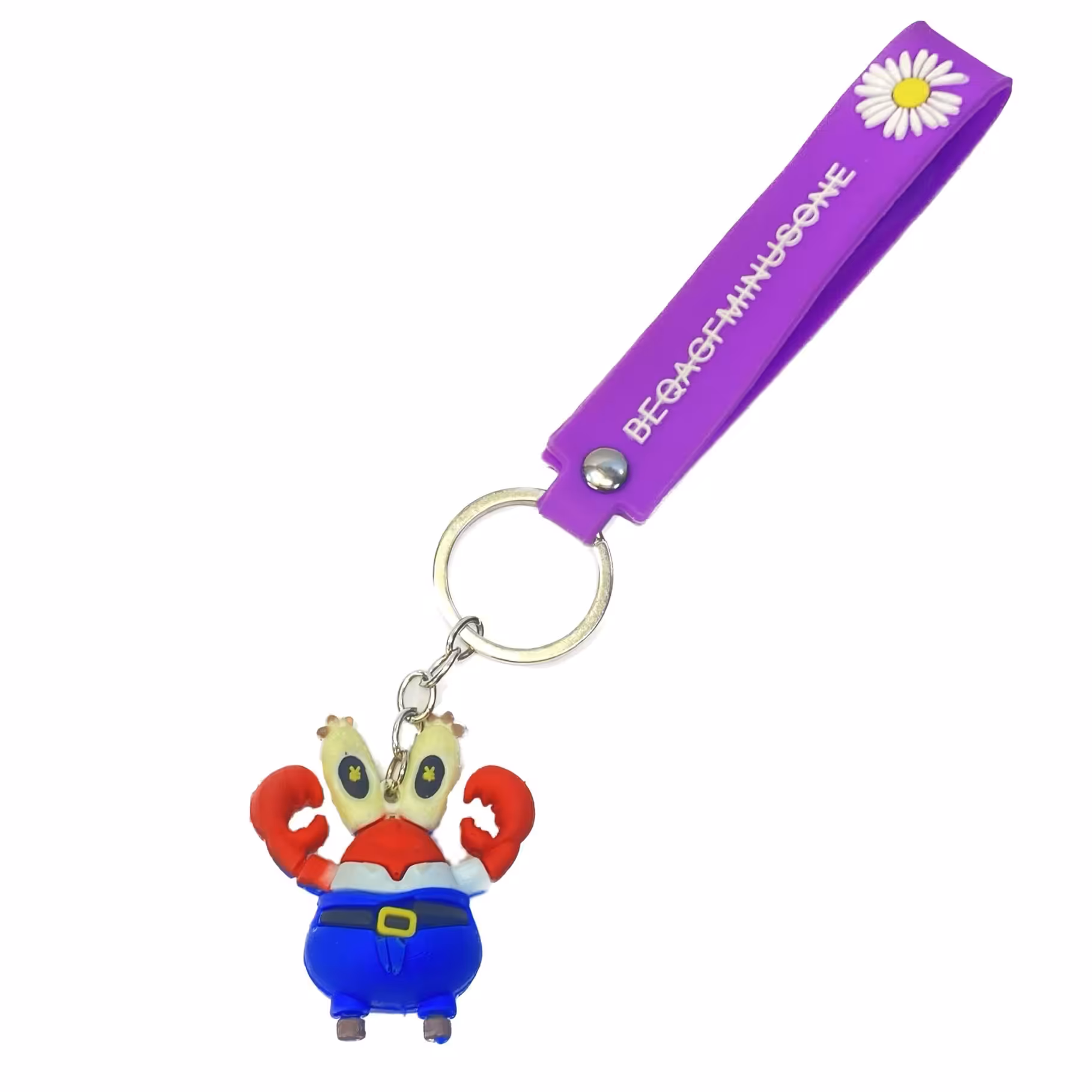 جاکلیدی سیلیکونی طرح آقای خرچنگ مدل کارتون باب اسفنجی