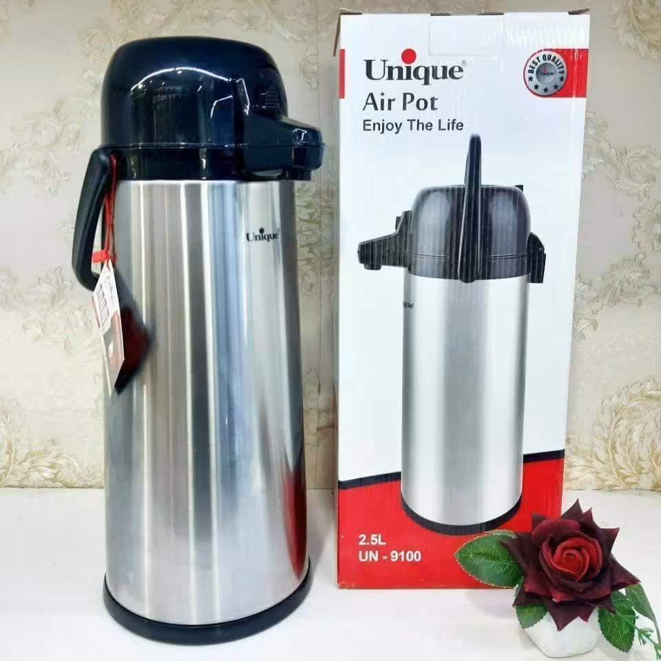 فلاسک پمپی مارک یونیک ظرفیت2.5 لیتری