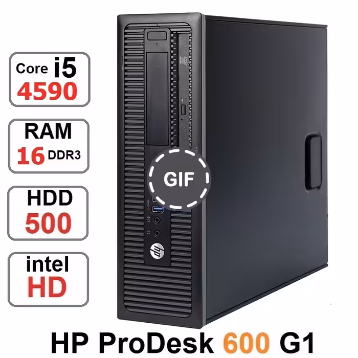 مینی کیس HP ProDesk 600G1 SFF Core i5-4590رم16