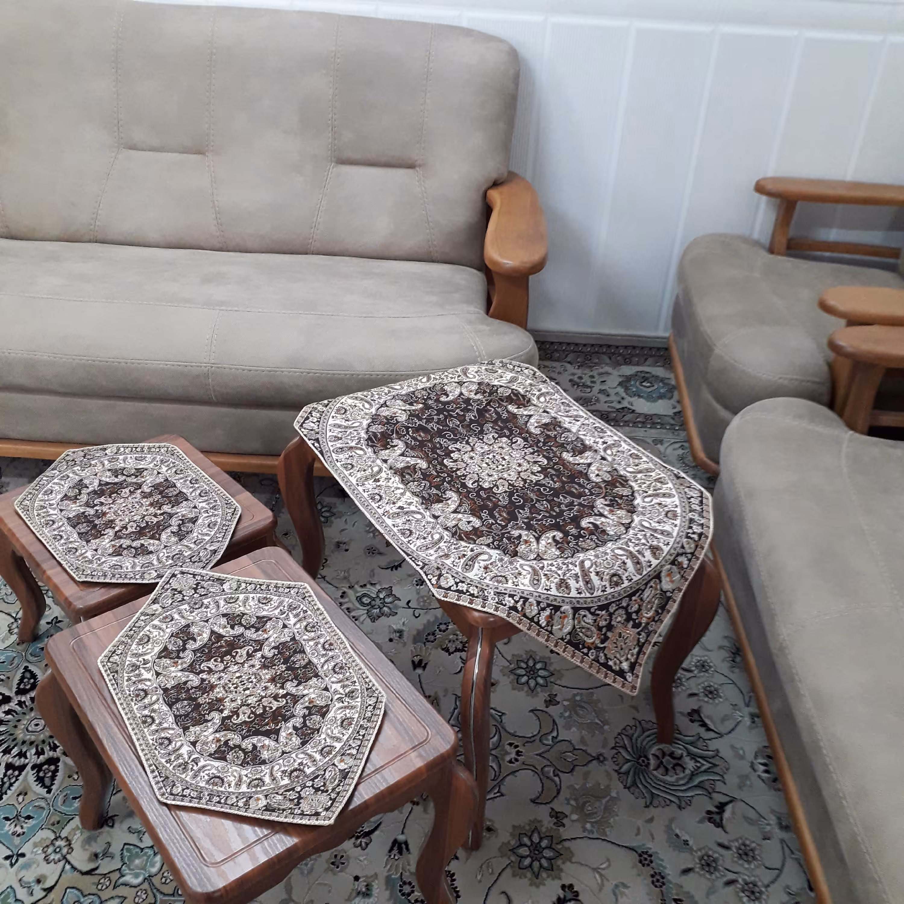 ترمه سه تکه مدل شاهسوند