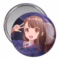 آینه جیبی خندالو مدل اکو انیمه جادوگران کوچک کد 22891