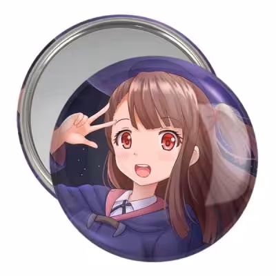 آینه جیبی خندالو مدل اکو انیمه جادوگران کوچک کد 22891