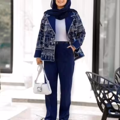 کت و شلوار ابریشم