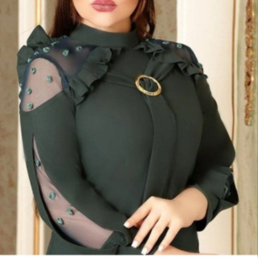 شومیز زنانه مدل هدیه عیدانه طرح دار کیفیت عالی
