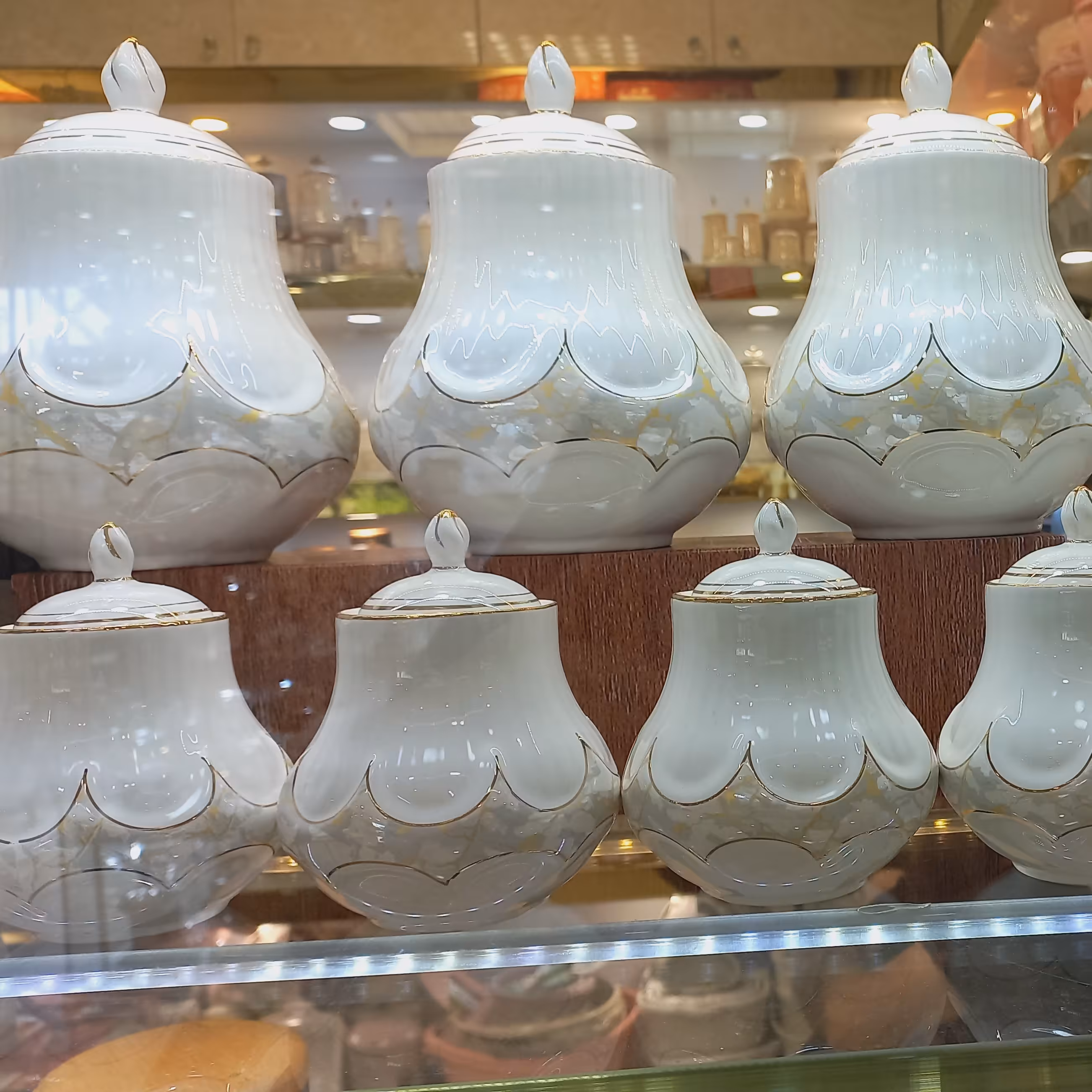 سرویس پاسماوری 14 تیکه چینی مدل شلغمی