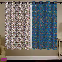 پرده مخمل رنس مدل C34-50081 ارتفاع 190 سانتی متر