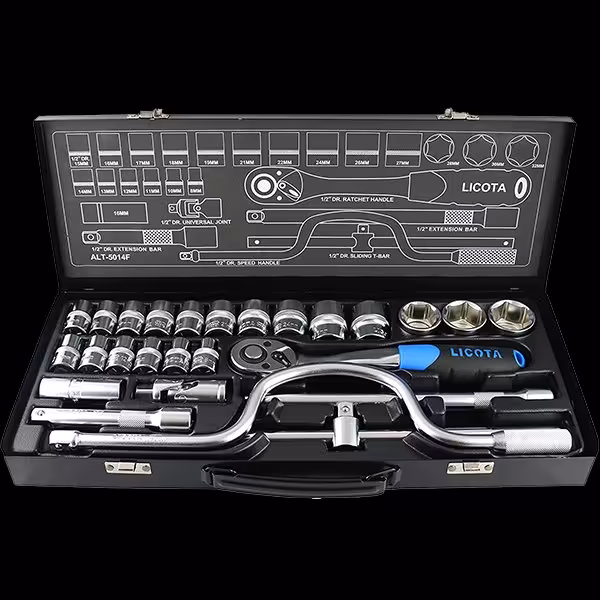 جعبه بکس 26 پارچه درایو 1/2 لیکوتا مدل ALT-5014F