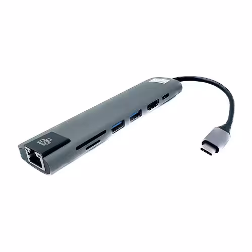 هاب 7 پورت تایپ سی کی نت مدل K-Net S7