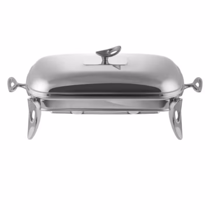 سوفله خوری استیل مستطیل  برند راکلند سایز بزرگ‌  3 لیتر 