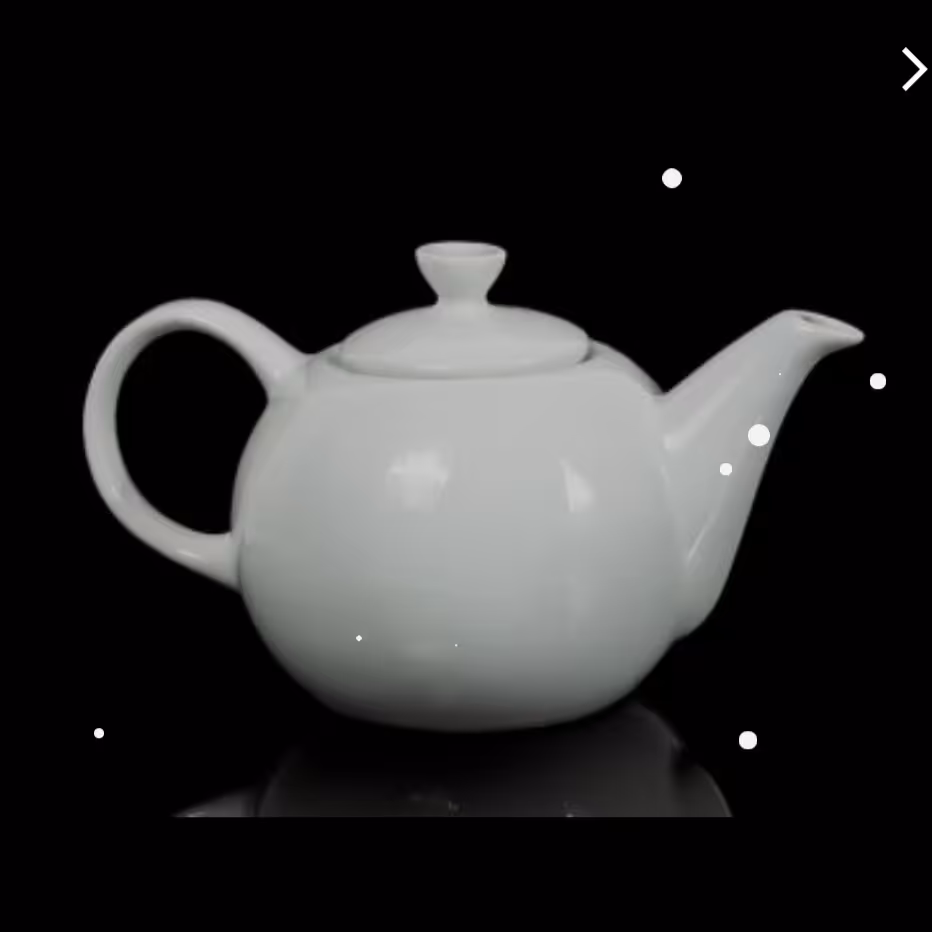 قوری سفید مقصود 