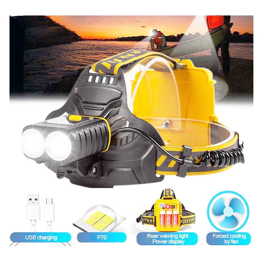 هدلایت پیشانی قدرتمند اسمال سان فن دار کد W647