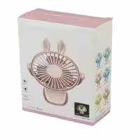 پنکه گیره دار شارژی HR2139 مدل خرگوشی آبی