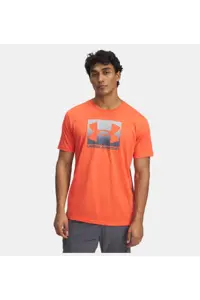 تی شرت ورزشی نارنجی مردانه ورزش های بوکس UA در آستین کوتاه 847 به روز شده Under Armour