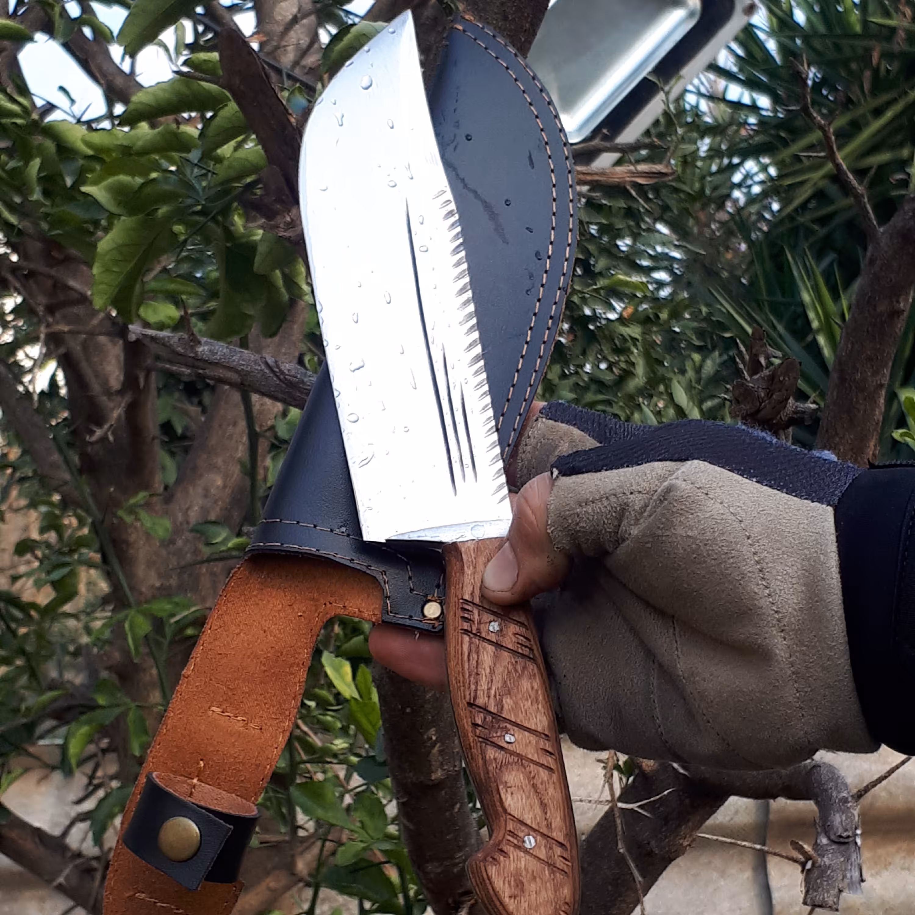 کارد آشپزخانه و طبیعت (30سانتی متر)