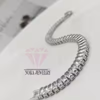 دستبند نگین باگتی درشت