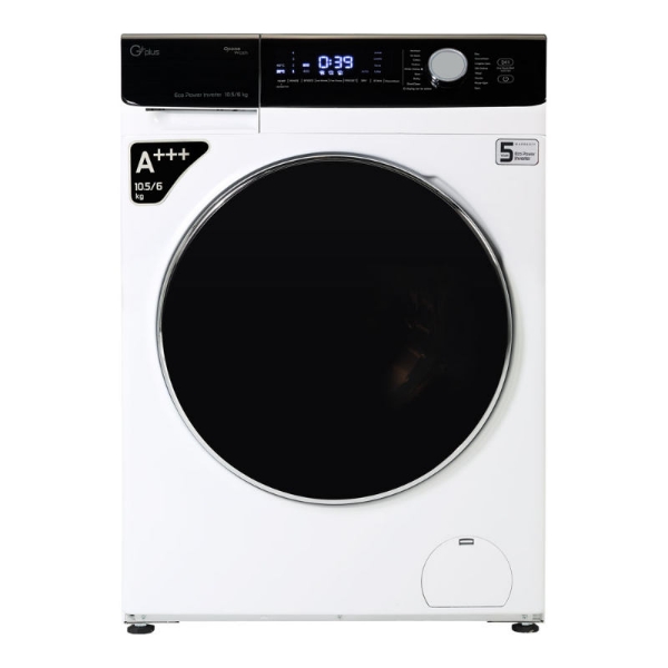 ماشین لباسشویی جی پلاس مدل GWM-MD1059W ظرفیت 10.5 کیلوگرم