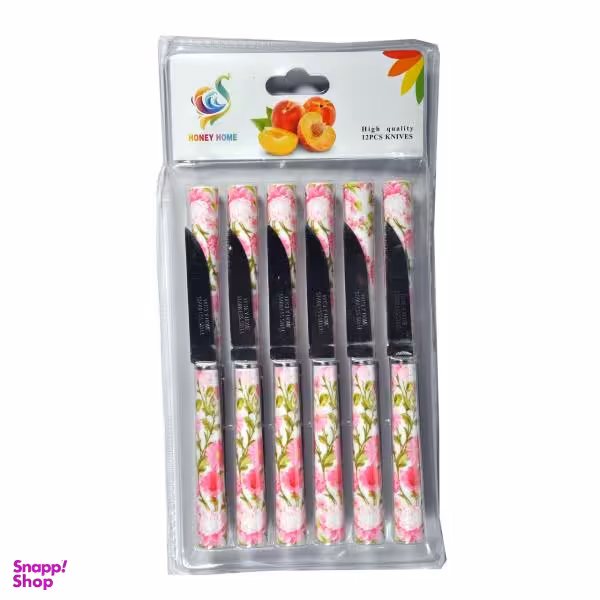 کارد میوه خوری مدل KH 8 بسته 12 عددی