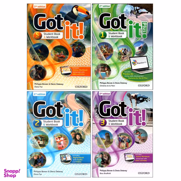 کتاب Got It 2nd اثر Philippa Bowen and Denis Delaney انتشارات هدف نوین 4 جلدی