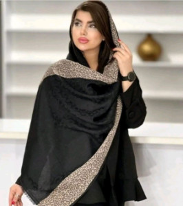 شال ژاکارد پلنگی