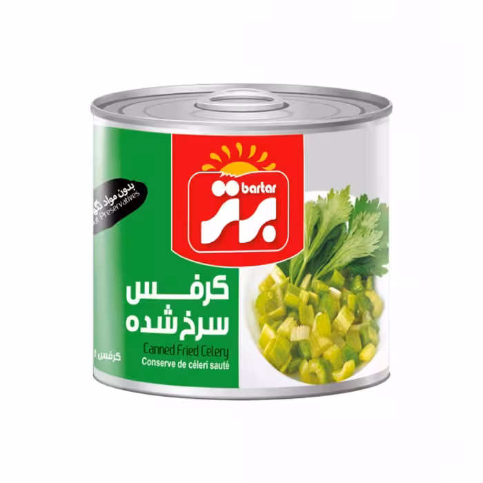 کنسرو کرفس سرخ شده 500 گرم برتر