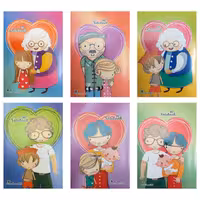 دفتر مشق 40 برگ سرو طرح خانواده شاد بسته 6 عددی