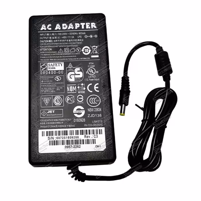 آداپتور سوئیچینگ 48 ولت 3 آمپر Adapter 48V 3A