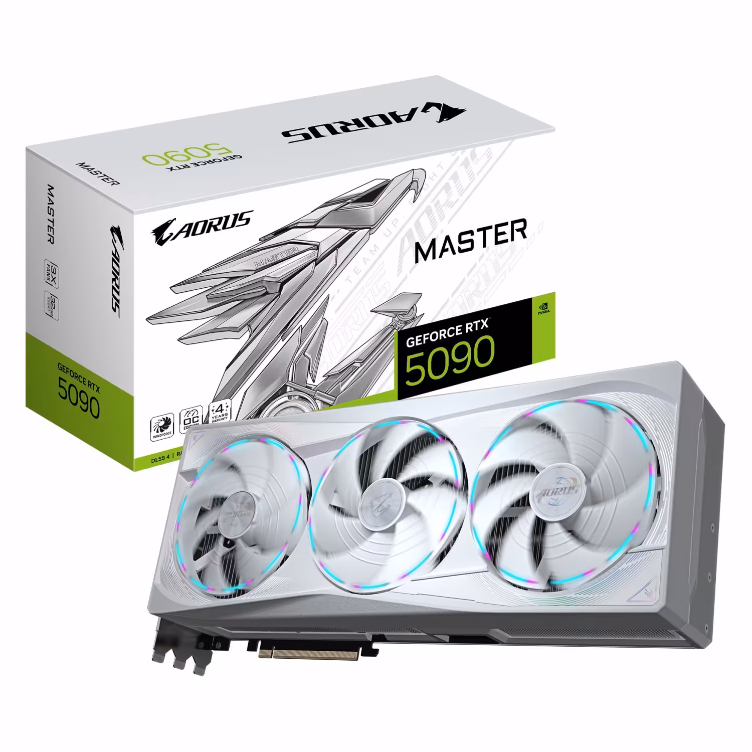 خرید کارت گرافیک GIGABYTE AORUS RTX 5090 Master Ice 32G با بهترین قیمت