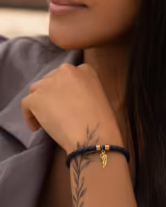 دستبند چرم بال