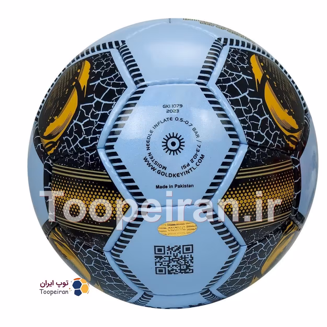 توپ فوتسال اصلی گلد کی 1GOLD key سایز 4 دوختی 