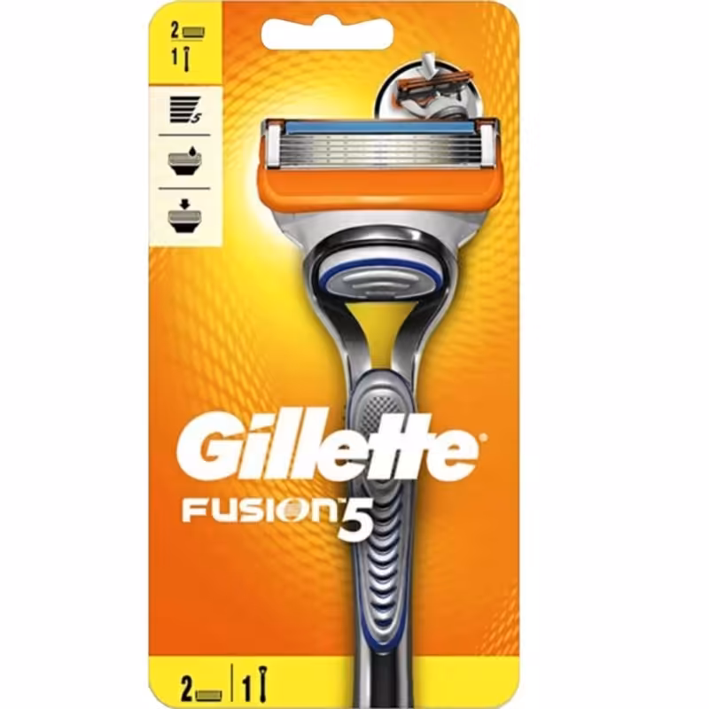 خود تراش مردانه برند ژیلت مدل Fusion 5 به همراه تیغ یدک
