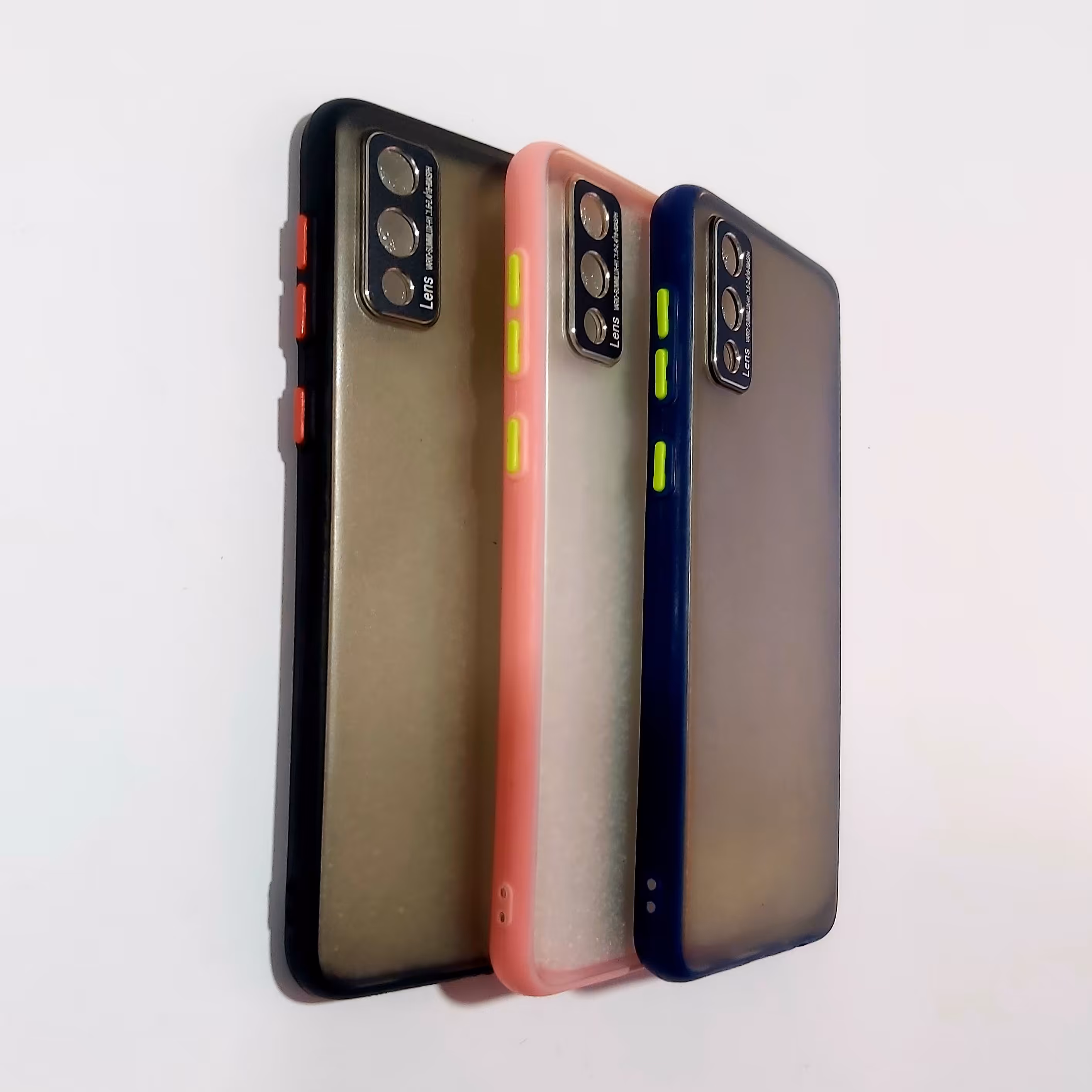 قاب گوشی سامسونگ Galaxy A02 یا A022 مدل پشت مات محافظ لنز دار

