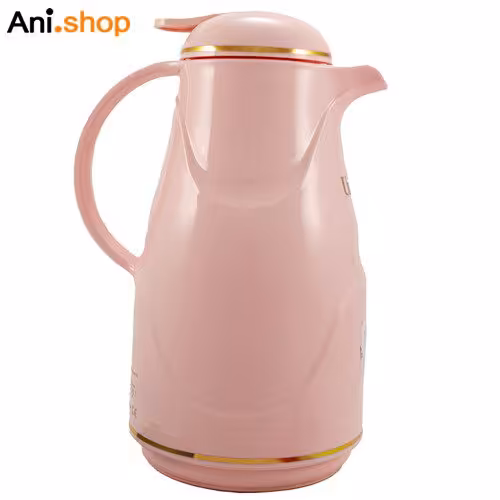 فلاسک 0.5 لیتر رنگی شیشه صورتی مدل UN-1905 کد 153