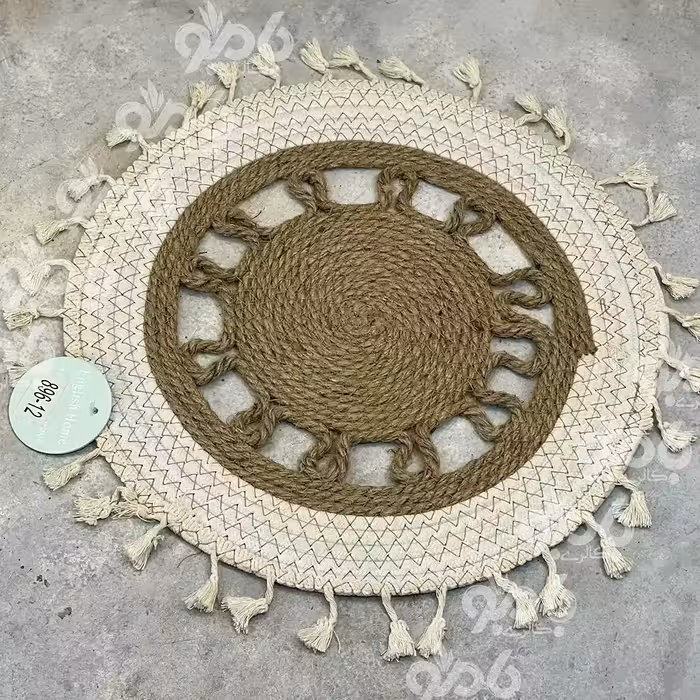 زیربشقابی پارچه ای منگوله دار 896/12