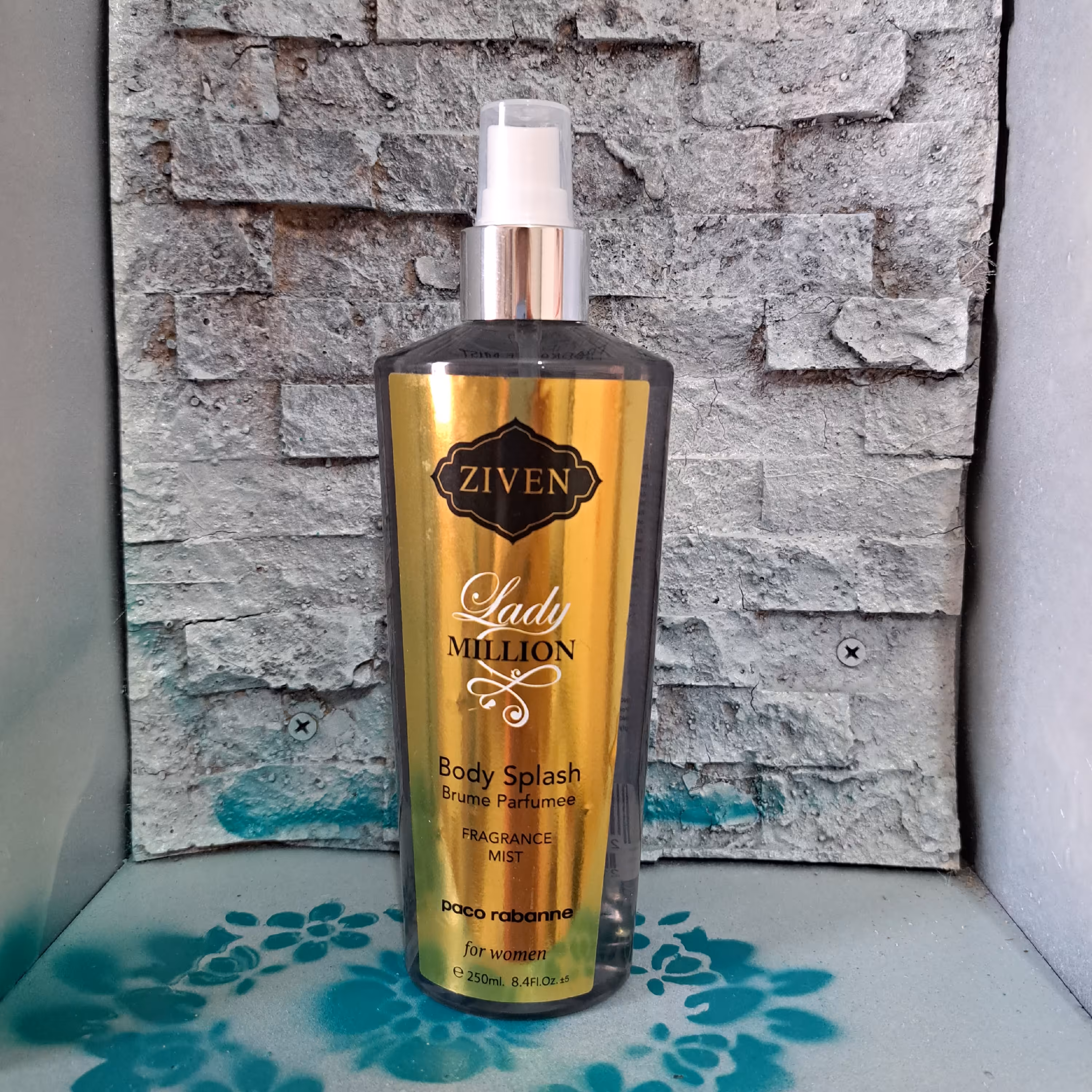 بادی اسپلش  لیدی میلیون پاکو رابان ziven lady million paco rabanne. ماندگاری چند روزه. بسیار خوشبو. فاقد بوی الکل.