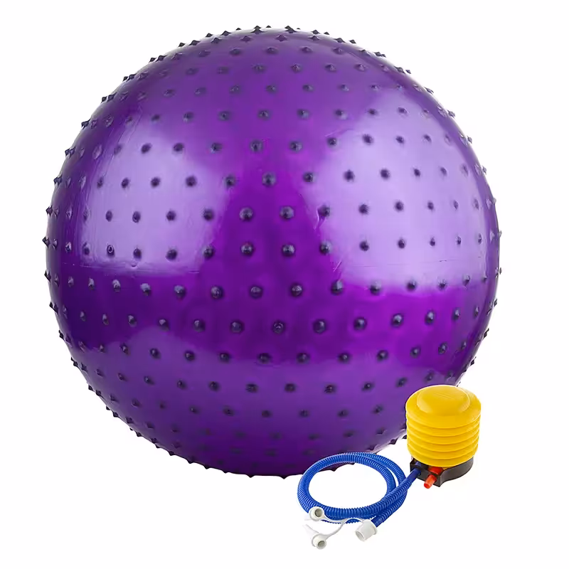 توپ بدنسازی سوییسی جیم بال فیزیوبال آجدار گلدن استار 75 سانتیمتری | بنفش