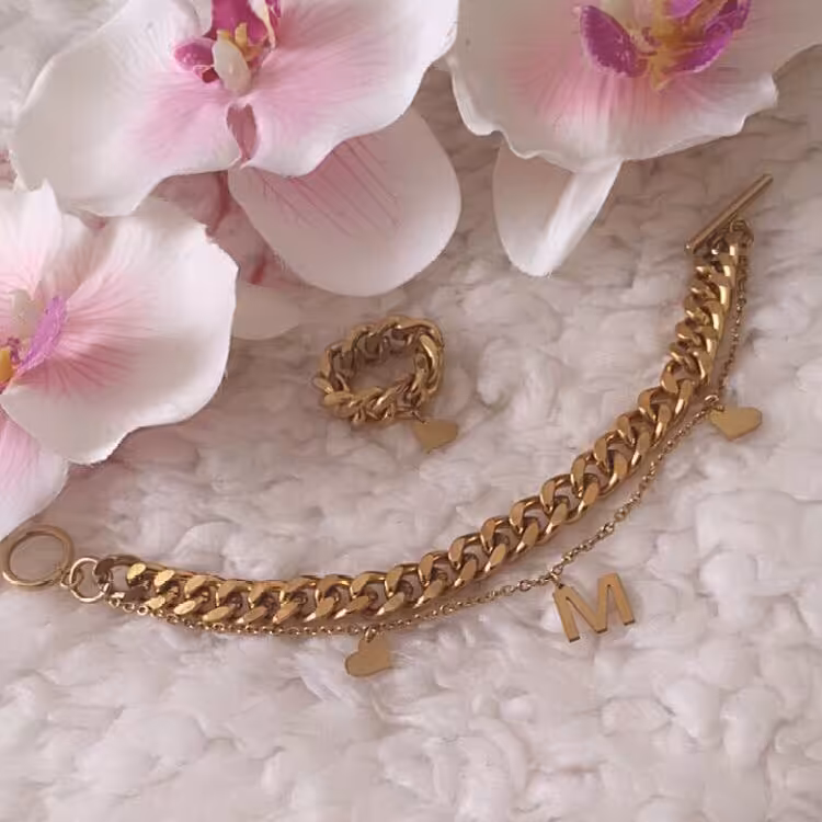 دستبند کارتیر تراش دولاین 