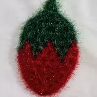 اسکاج بافتنی توت فرنگی دستگیره آشپزخانه(ارسال رایگان)